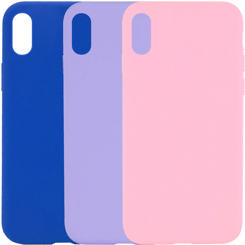 Чохол Silk Full Protective (AA) NO LOGO для Apple iPhone XR (6.1"), Силікон, купити оптом з доставкою