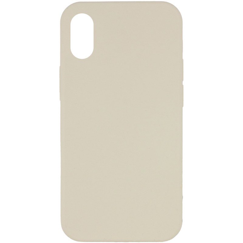 Чохол Silk Full Protective (AA) NO LOGO для Apple iPhone XR (6.1"), Бежевий / Antique White, Силікон, купити оптом з доставкою