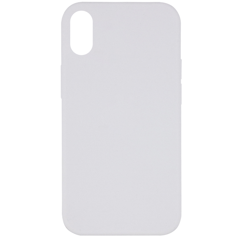 Чохол Silk Full Protective (AA) NO LOGO для Apple iPhone XR (6.1"), Білий / White, Силікон, купити оптом з доставкою