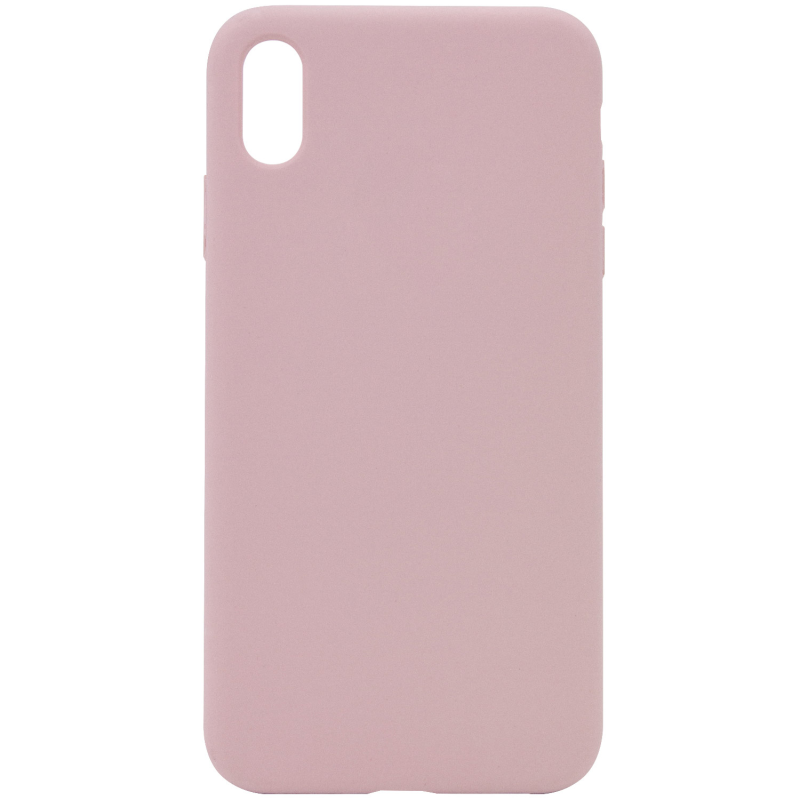 Чохол Silk Full Protective (AA) NO LOGO для Apple iPhone XR (6.1"), Рожевий / Pink Sand, Силікон, купити оптом з доставкою