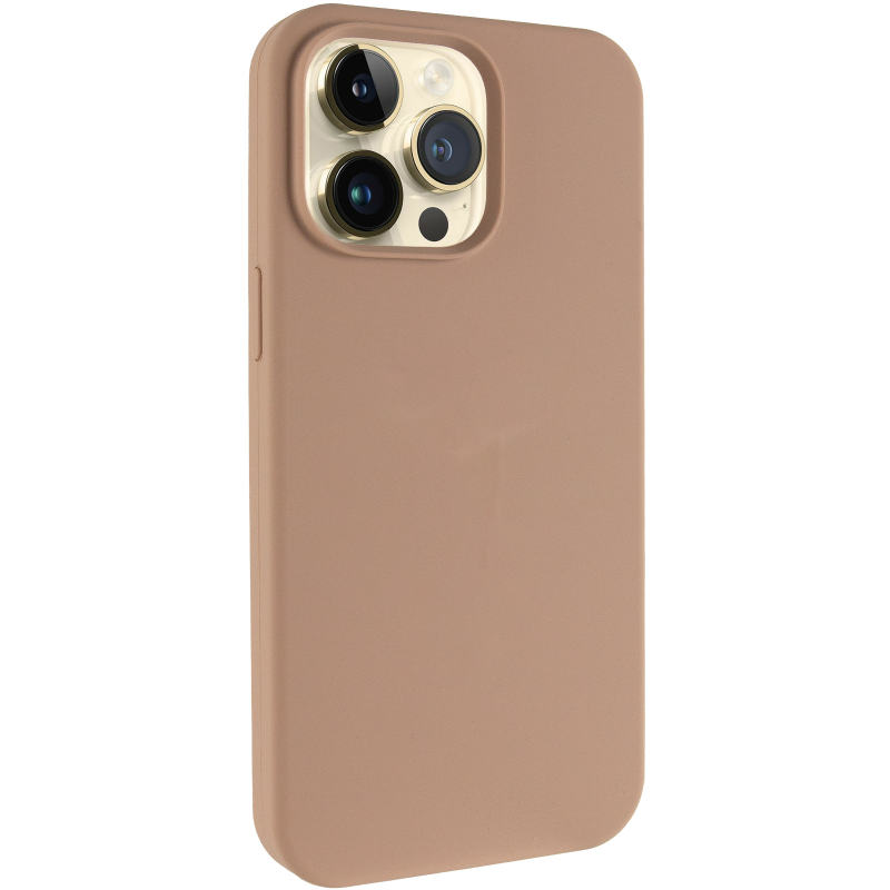 Чехол Silk Full Protective (AA) NO LOGO для Apple iPhone 13 Pro Max (6.7"), Бежевый / Desert Gold, Силикон, купить оптом с доставкой