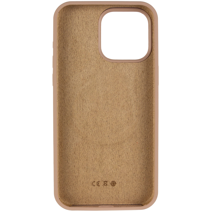 Чехол Silk Full Protective (AA) NO LOGO для Apple iPhone 13 Pro Max (6.7"), Бежевый / Desert Gold 2, Силикон, купить оптом с доставкой