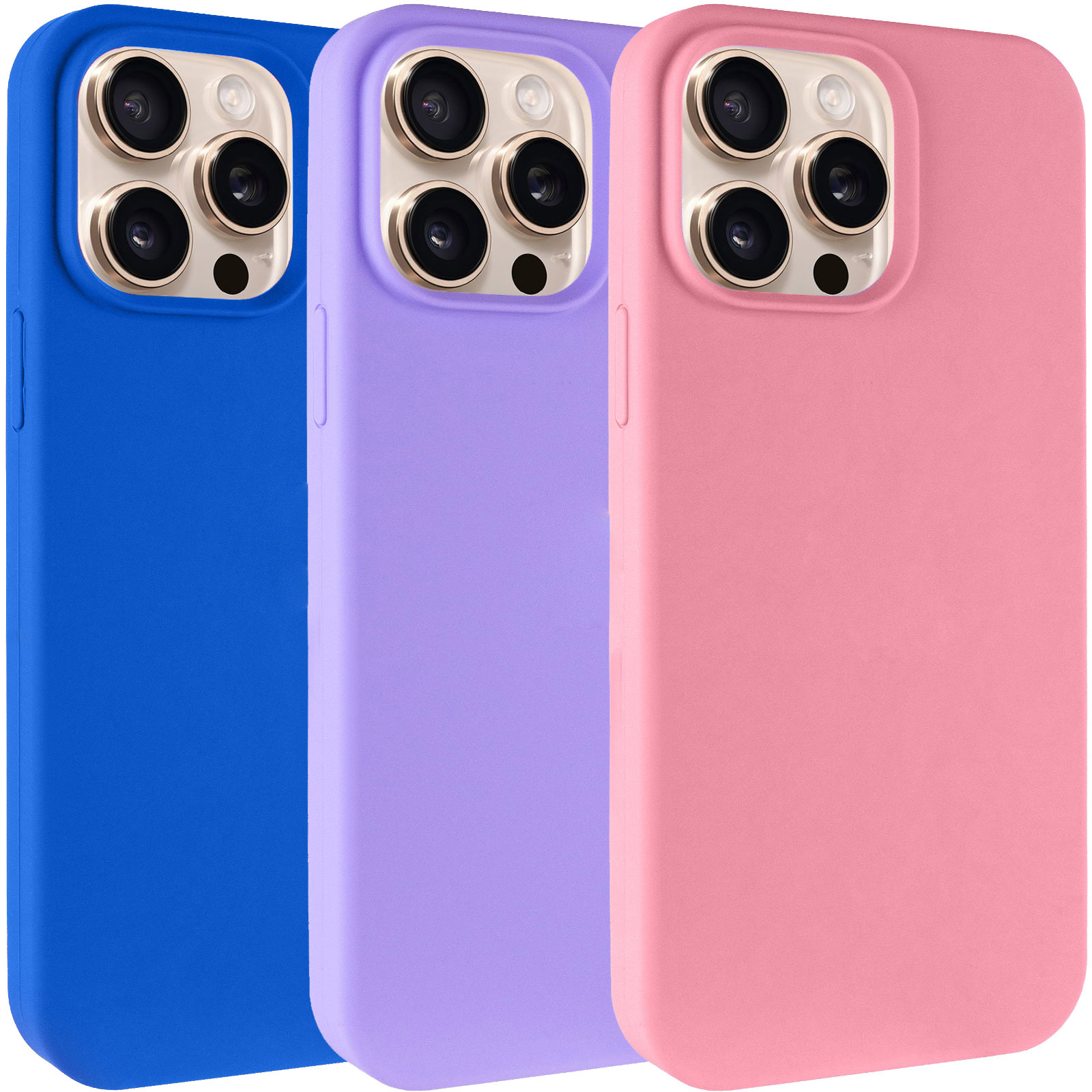Чохол Silk Full Protective (AA) NO LOGO для Apple iPhone 15 Pro Max (6.7"), Силікон, купити оптом з доставкою