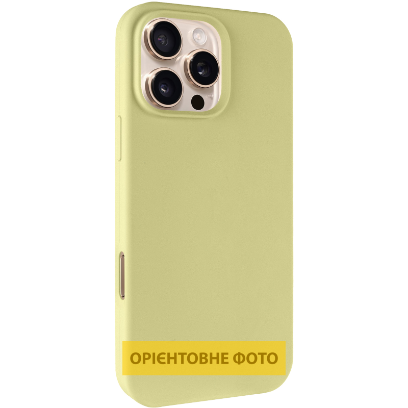 Чохол Silk Full Protective (AA) NO LOGO для Apple iPhone 17 (6.3"), Жовтий / Mellow Yellow, Силікон, купити оптом з доставкою