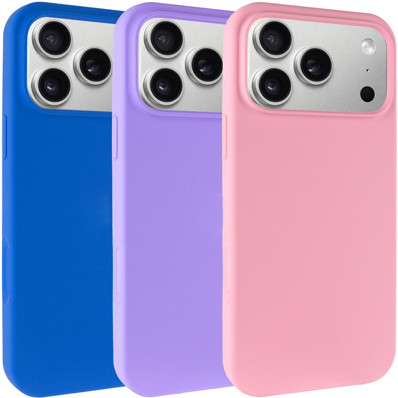 Чехол Silk Full Protective (AA) NO LOGO для Apple iPhone 17 Pro / 18 Pro (6.3"), Силикон, купить оптом с доставкой