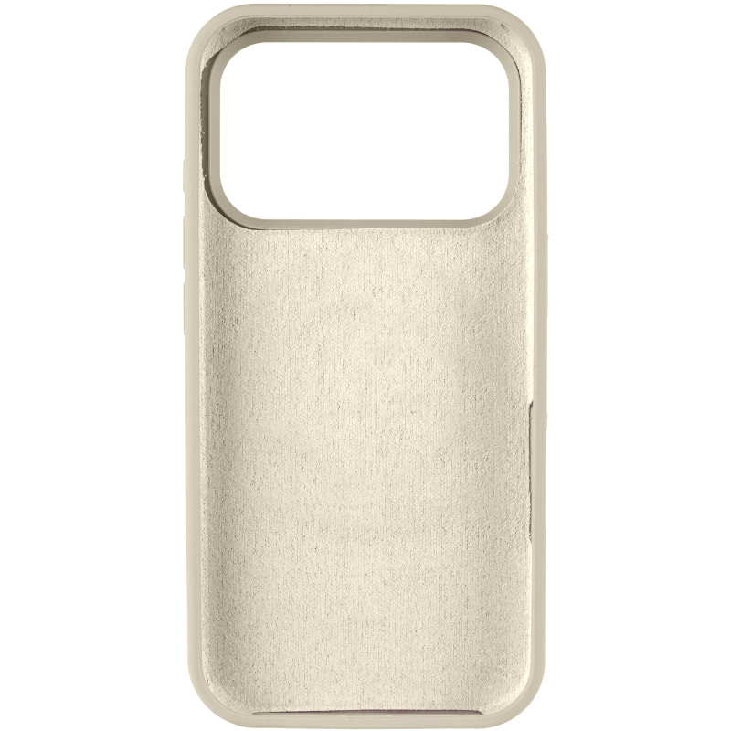 Чехол Silk Full Protective (AA) NO LOGO для Apple iPhone 17 Pro / 18 Pro (6.3"), Бежевый / Antique White 2, Силикон, купить оптом с доставкой