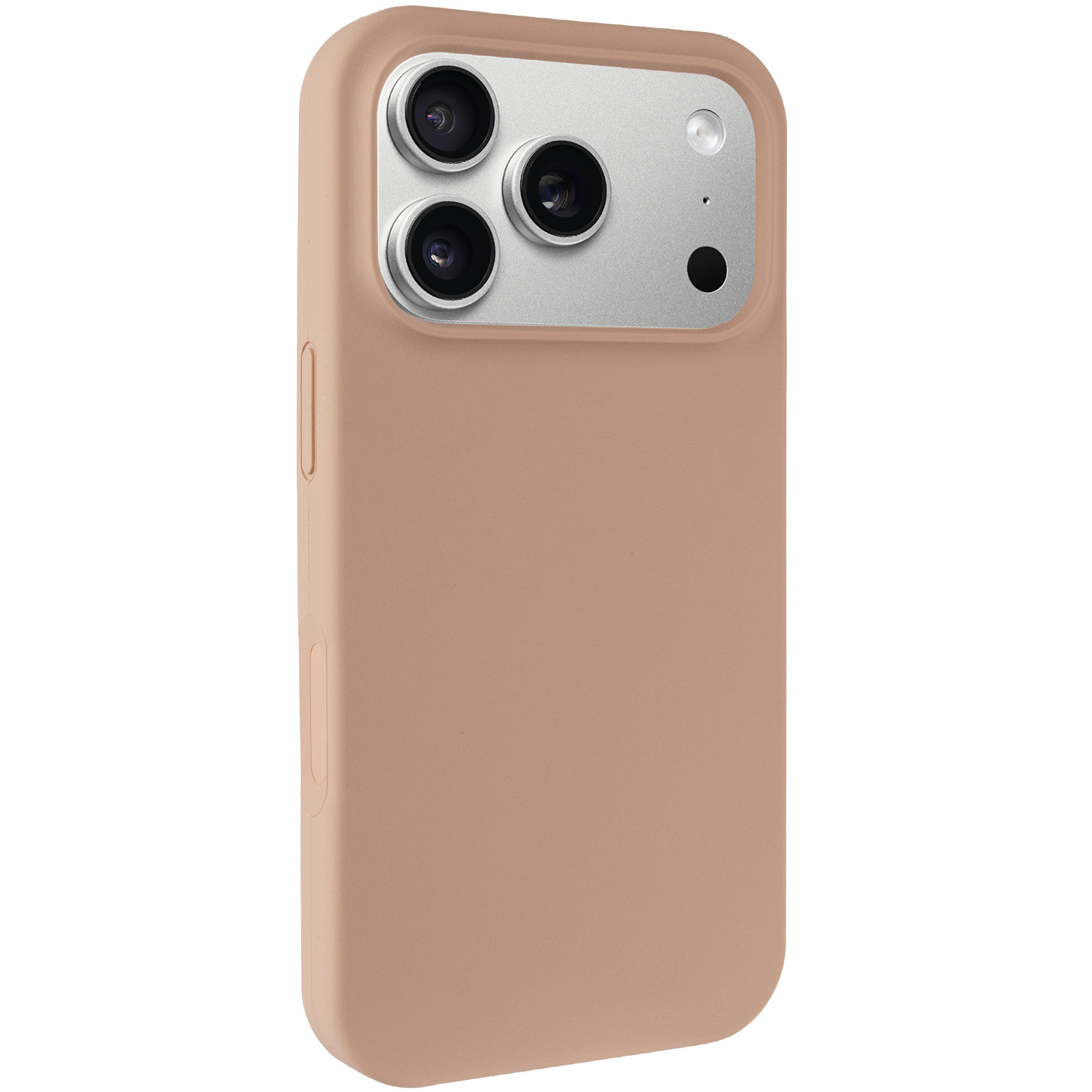 Чехол Silk Full Protective (AA) NO LOGO для Apple iPhone 17 Pro / 18 Pro (6.3"), Бежевый / Desert Gold, Силикон, купить оптом с доставкой