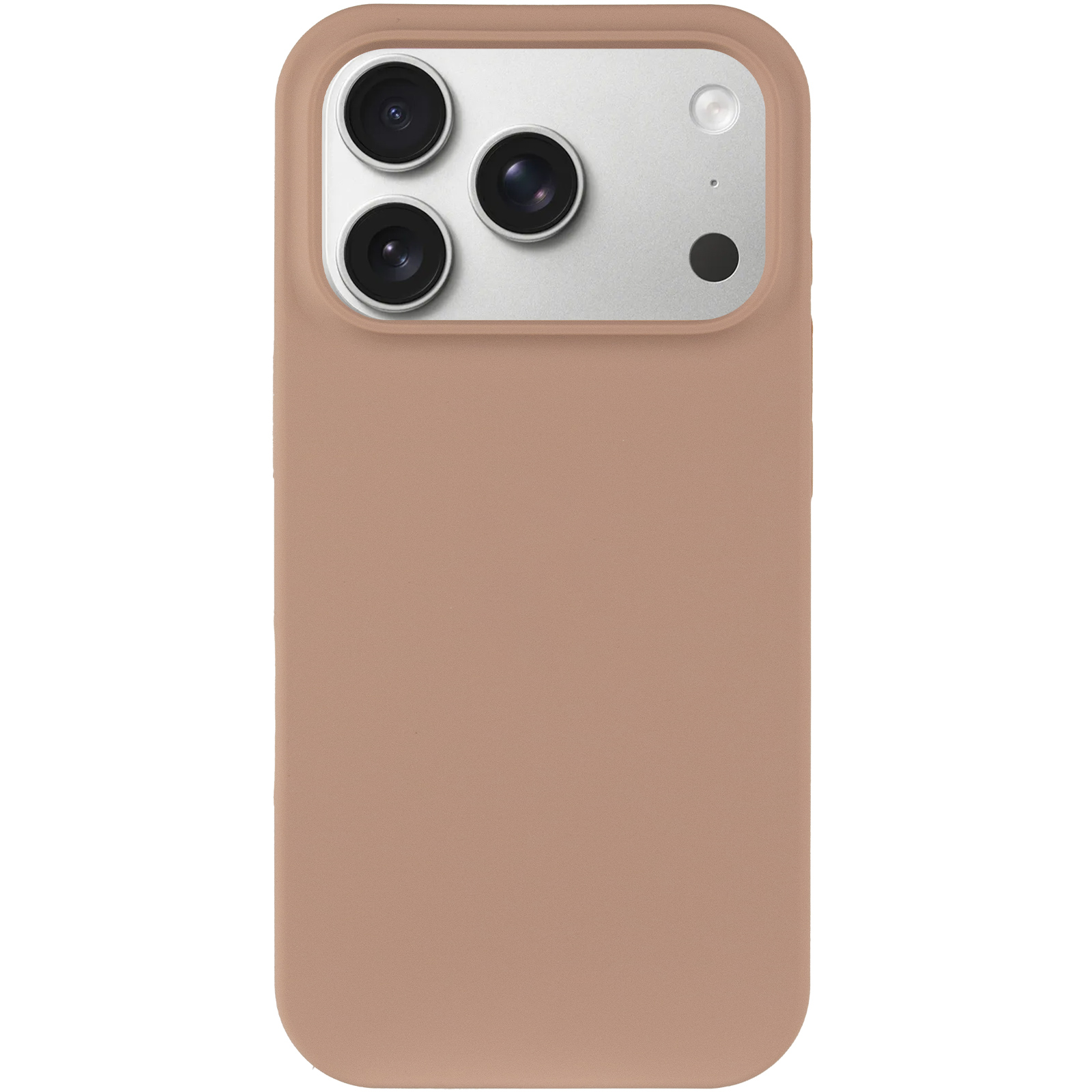 Чехол Silk Full Protective (AA) NO LOGO для Apple iPhone 17 Pro / 18 Pro (6.3"), Бежевый / Desert Gold 1, Силикон, купить оптом с доставкой