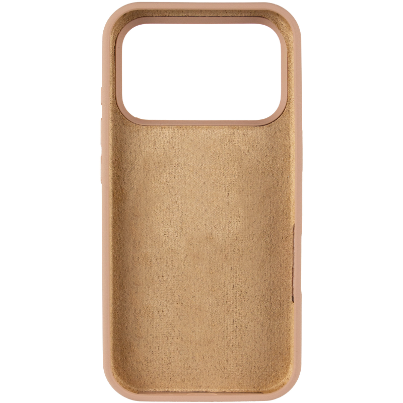 Чехол Silk Full Protective (AA) NO LOGO для Apple iPhone 17 Pro / 18 Pro (6.3"), Бежевый / Desert Gold 4, Силикон, купить оптом с доставкой