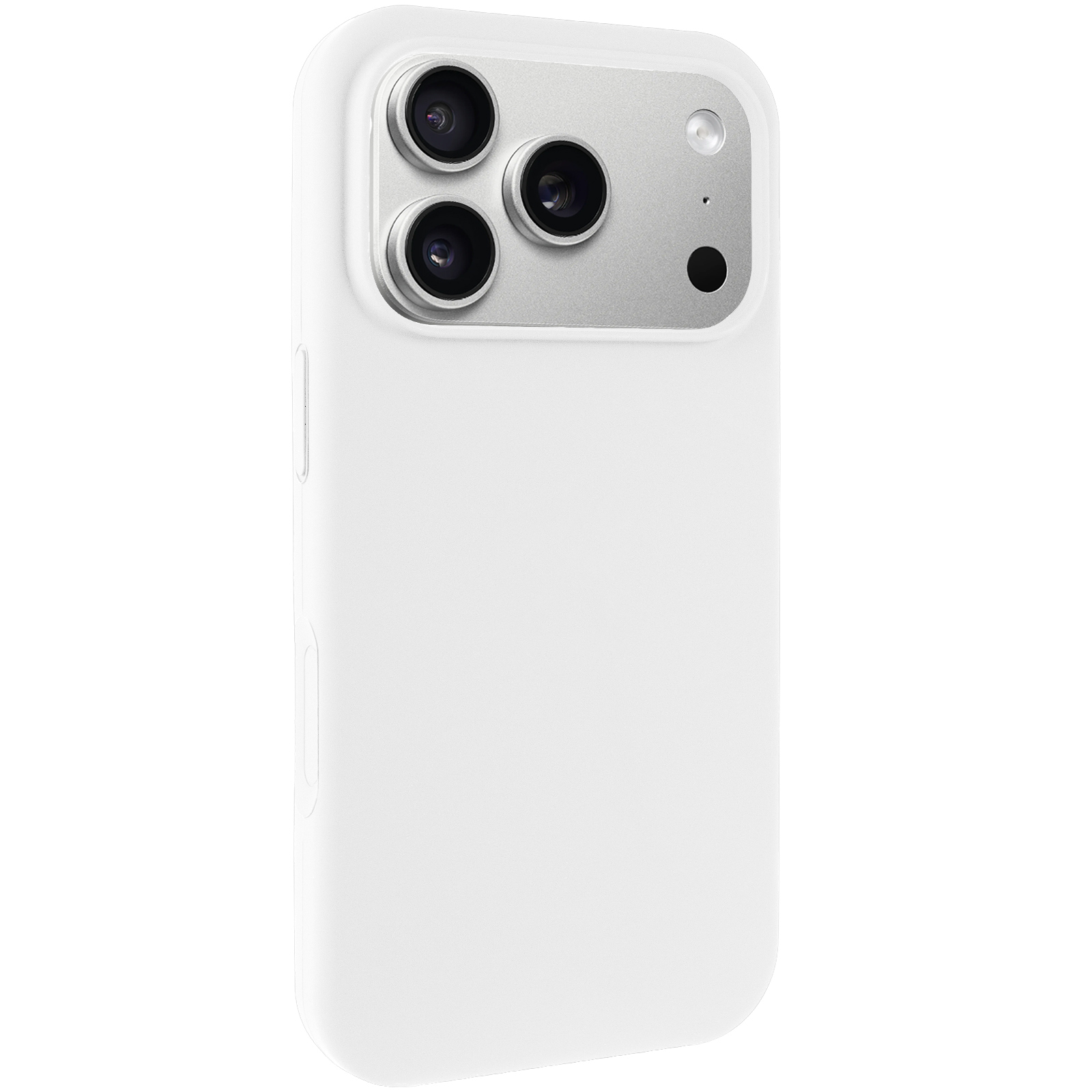 Чехол Silk Full Protective (AA) NO LOGO для Apple iPhone 17 Pro / 18 Pro (6.3"), Белый / White, Силикон, купить оптом с доставкой
