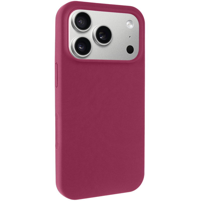 Чехол Silk Full Protective (AA) NO LOGO для Apple iPhone 17 Pro / 18 Pro (6.3"), Бордовый / Maroon, Силикон, купить оптом с доставкой