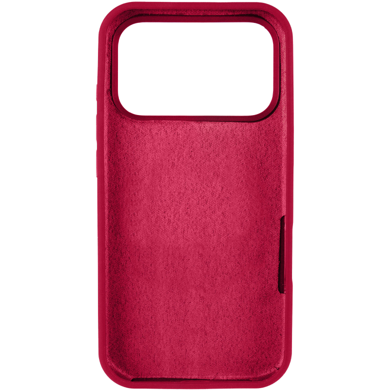 Чехол Silk Full Protective (AA) NO LOGO для Apple iPhone 17 Pro / 18 Pro (6.3"), Бордовый / Maroon 2, Силикон, купить оптом с доставкой
