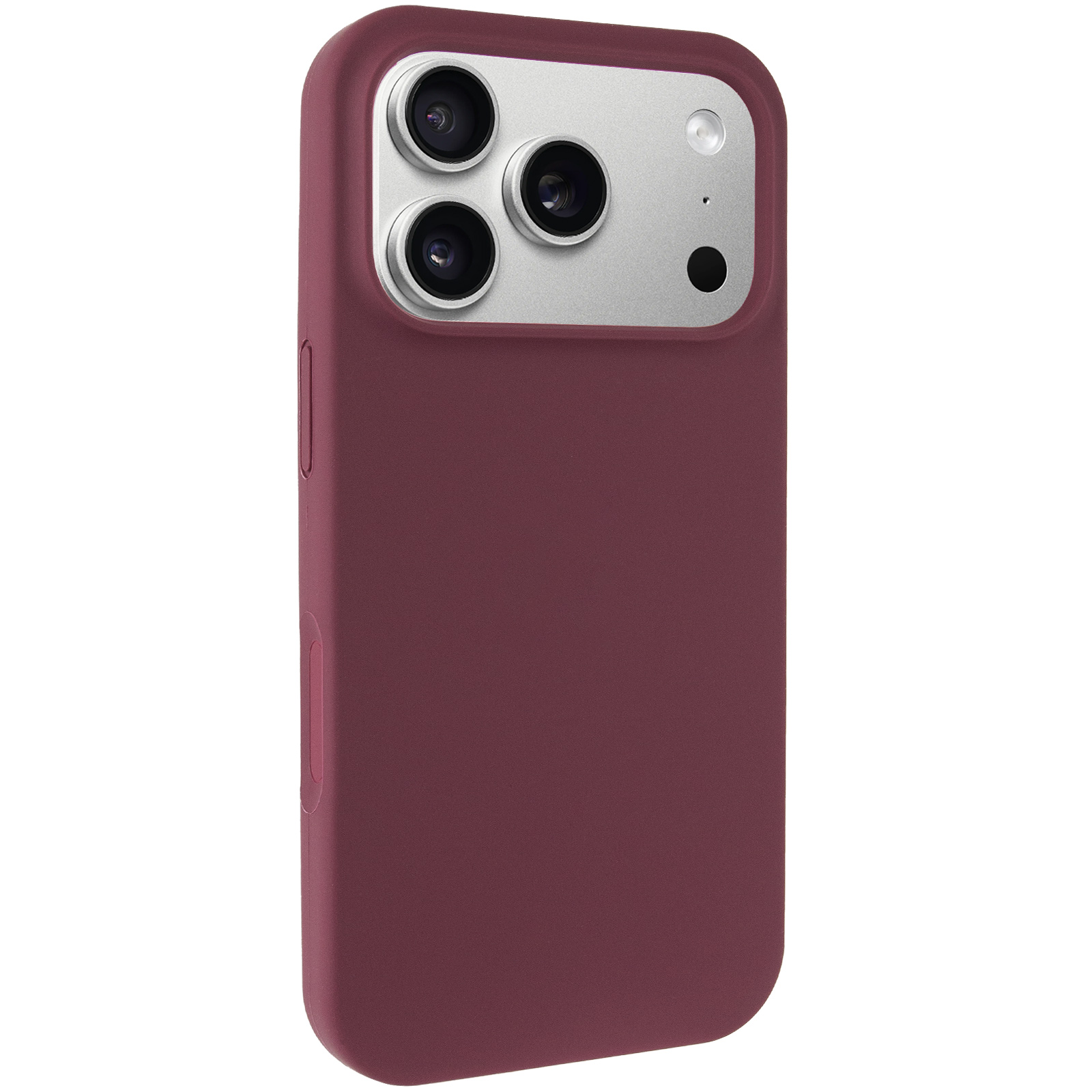 Чехол Silk Full Protective (AA) NO LOGO для Apple iPhone 17 Pro / 18 Pro (6.3"), Бордовый / Plum, Силикон, купить оптом с доставкой