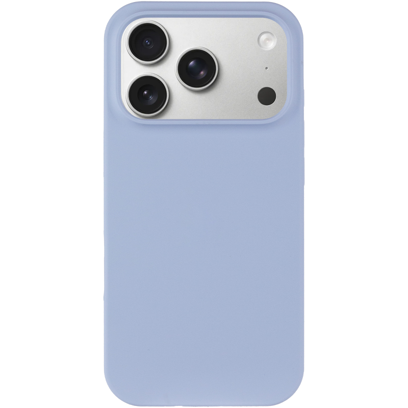 Чехол Silk Full Protective (AA) NO LOGO для Apple iPhone 17 Pro / 18 Pro (6.3"), Голубой / Lilac Blue 1, Силикон, купить оптом с доставкой