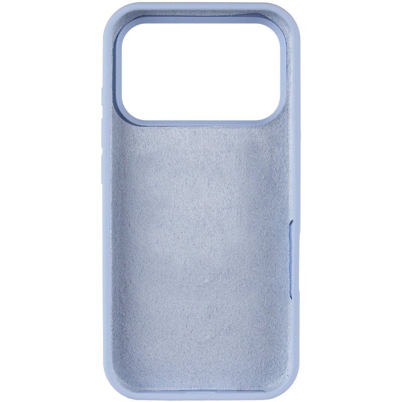 Чехол Silk Full Protective (AA) NO LOGO для Apple iPhone 17 Pro / 18 Pro (6.3"), Голубой / Lilac Blue 2, Силикон, купить оптом с доставкой