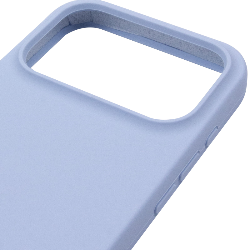 Чехол Silk Full Protective (AA) NO LOGO для Apple iPhone 17 Pro / 18 Pro (6.3"), Голубой / Lilac Blue 3, Силикон, купить оптом с доставкой