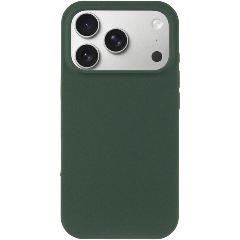 Чехол Silk Full Protective (AA) NO LOGO для Apple iPhone 17 Pro / 18 Pro (6.3"), Зеленый / Cyprus Green 1, Силикон, купить оптом с доставкой