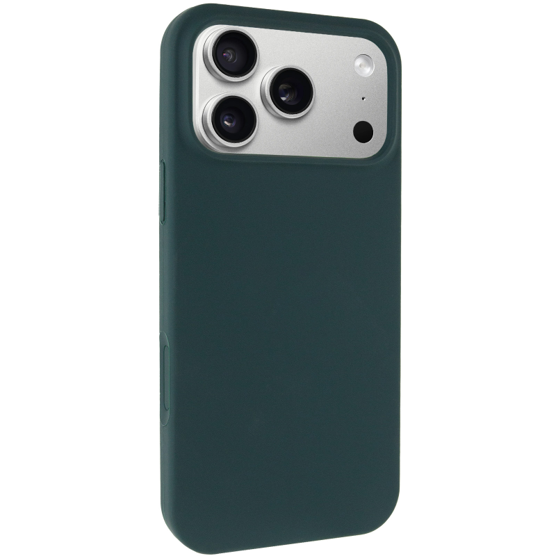 Чехол Silk Full Protective (AA) NO LOGO для Apple iPhone 17 Pro / 18 Pro (6.3"), Зеленый / Forest green, Силикон, купить оптом с доставкой
