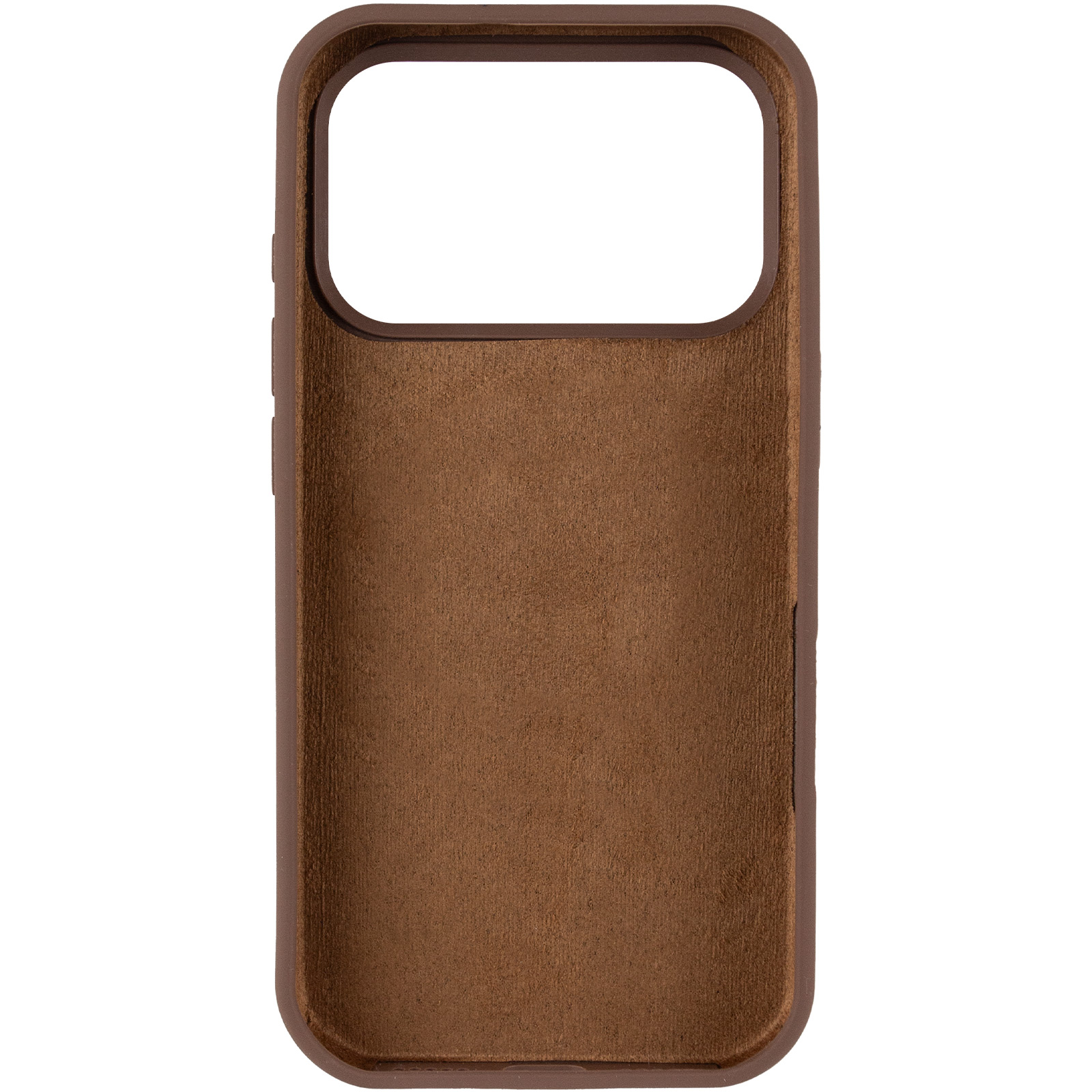 Чехол Silk Full Protective (AA) NO LOGO для Apple iPhone 17 Pro / 18 Pro (6.3"), Коричневый / Brown 2, Силикон, купить оптом с доставкой