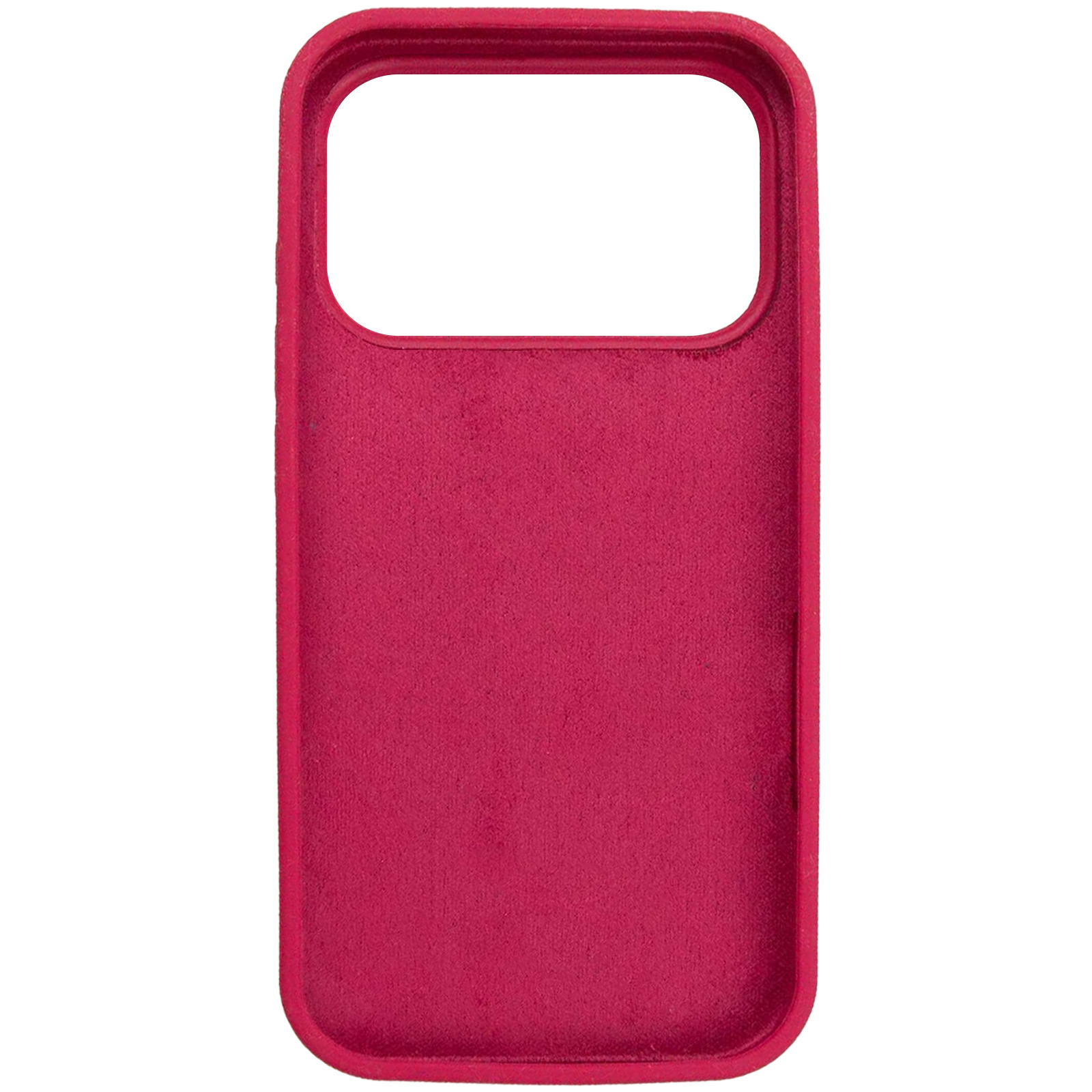 Чехол Silk Full Protective (AA) NO LOGO для Apple iPhone 17 Pro / 18 Pro (6.3"), Красный / Rose Red 2, Силикон, купить оптом с доставкой