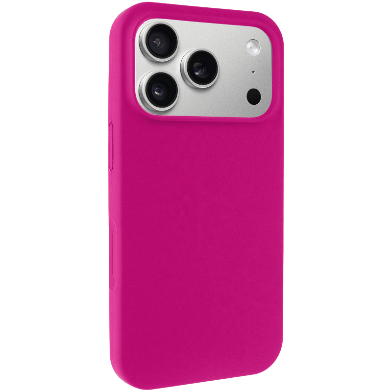 Чехол Silk Full Protective (AA) NO LOGO для Apple iPhone 17 Pro / 18 Pro (6.3"), Малиновый / Dragon Fruit, Силикон, купить оптом с доставкой