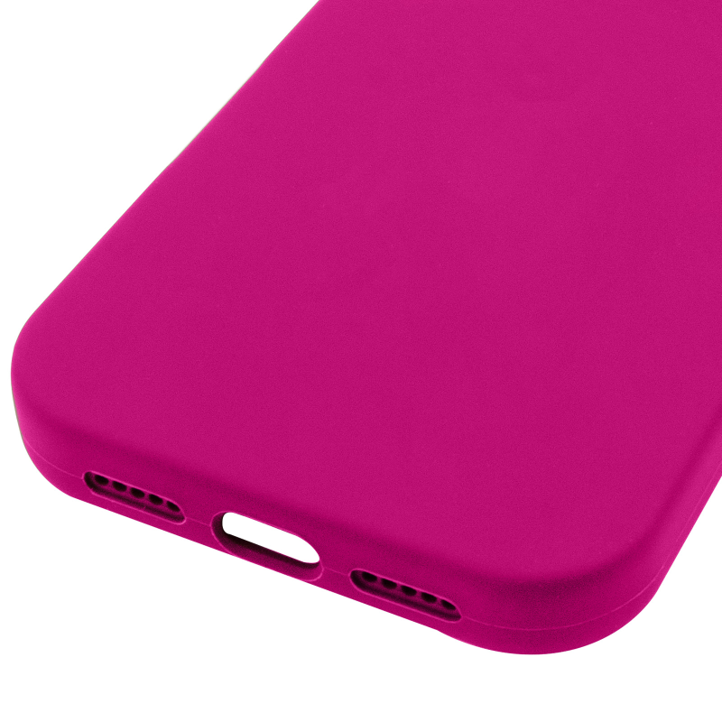 Чехол Silk Full Protective (AA) NO LOGO для Apple iPhone 17 Pro / 18 Pro (6.3"), Малиновый / Dragon Fruit 3, Силикон, купить оптом с доставкой