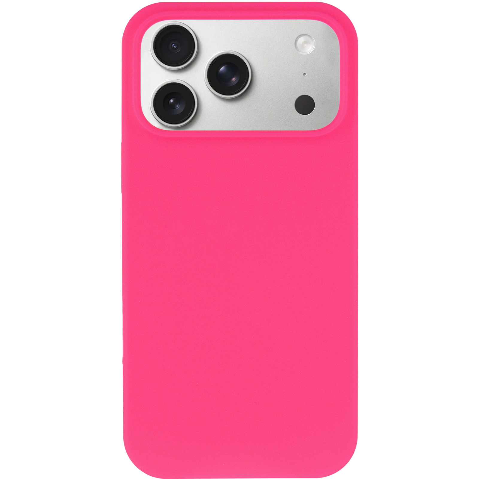Чехол Silk Full Protective (AA) NO LOGO для Apple iPhone 17 Pro / 18 Pro (6.3"), Розовый / Barbie pink 1, Силикон, купить оптом с доставкой