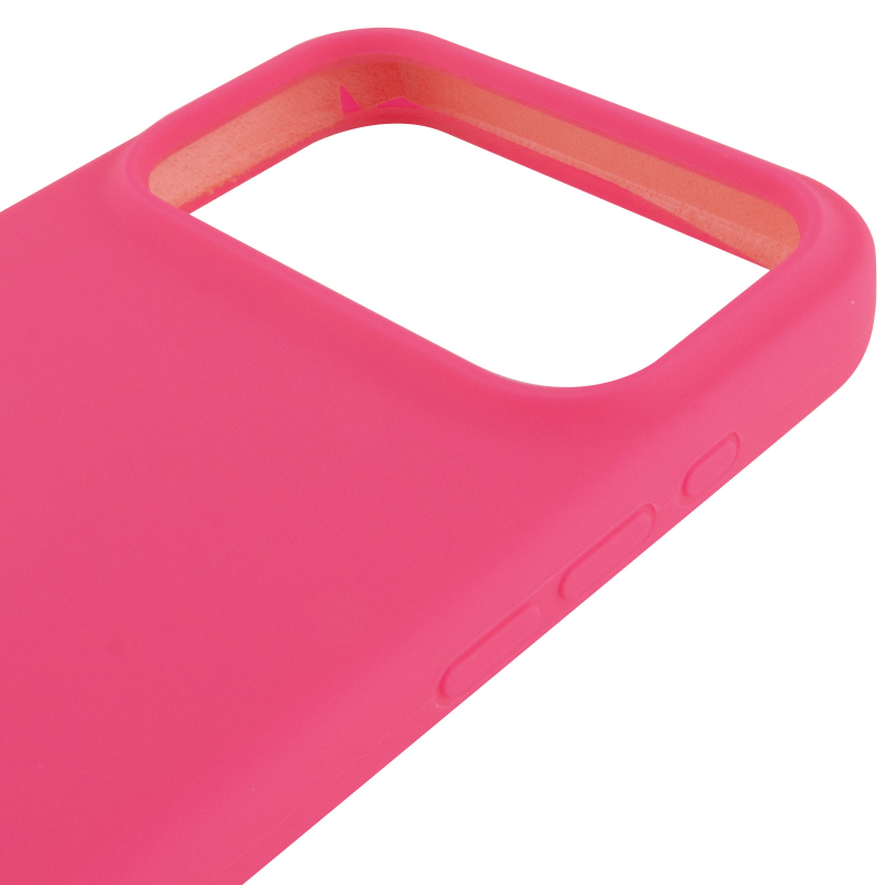 Чехол Silk Full Protective (AA) NO LOGO для Apple iPhone 17 Pro / 18 Pro (6.3"), Розовый / Barbie pink 3, Силикон, купить оптом с доставкой