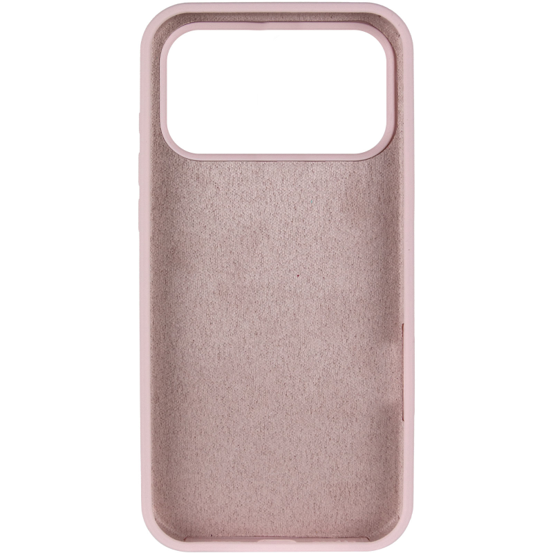 Чехол Silk Full Protective (AA) NO LOGO для Apple iPhone 17 Pro / 18 Pro (6.3"), Розовый / Chalk Pink 2, Силикон, купить оптом с доставкой