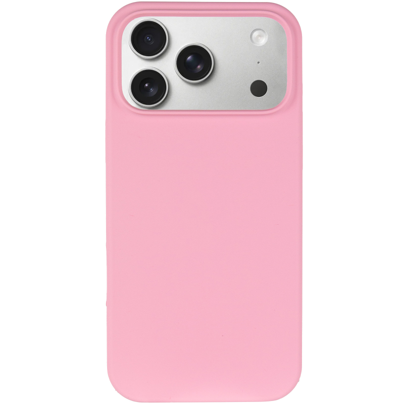 Чехол Silk Full Protective (AA) NO LOGO для Apple iPhone 17 Pro / 18 Pro (6.3"), Розовый / Light pink 1, Силикон, купить оптом с доставкой