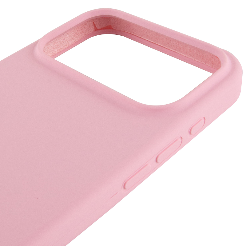 Чехол Silk Full Protective (AA) NO LOGO для Apple iPhone 17 Pro / 18 Pro (6.3"), Розовый / Light pink 3, Силикон, купить оптом с доставкой
