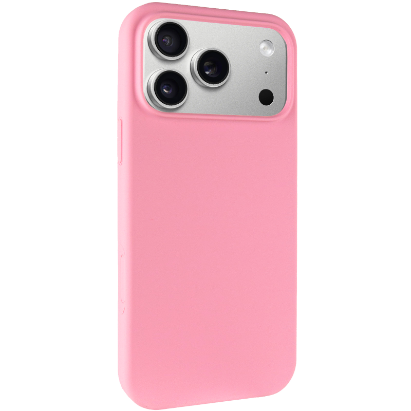 Чехол Silk Full Protective (AA) NO LOGO для Apple iPhone 17 Pro / 18 Pro (6.3"), Розовый / Pink, Силикон, купить оптом с доставкой