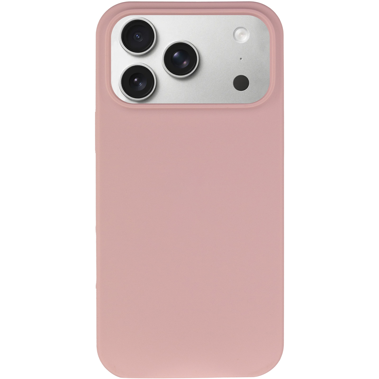 Чехол Silk Full Protective (AA) NO LOGO для Apple iPhone 17 Pro / 18 Pro (6.3"), Розовый / Pink Sand 1, Силикон, купить оптом с доставкой