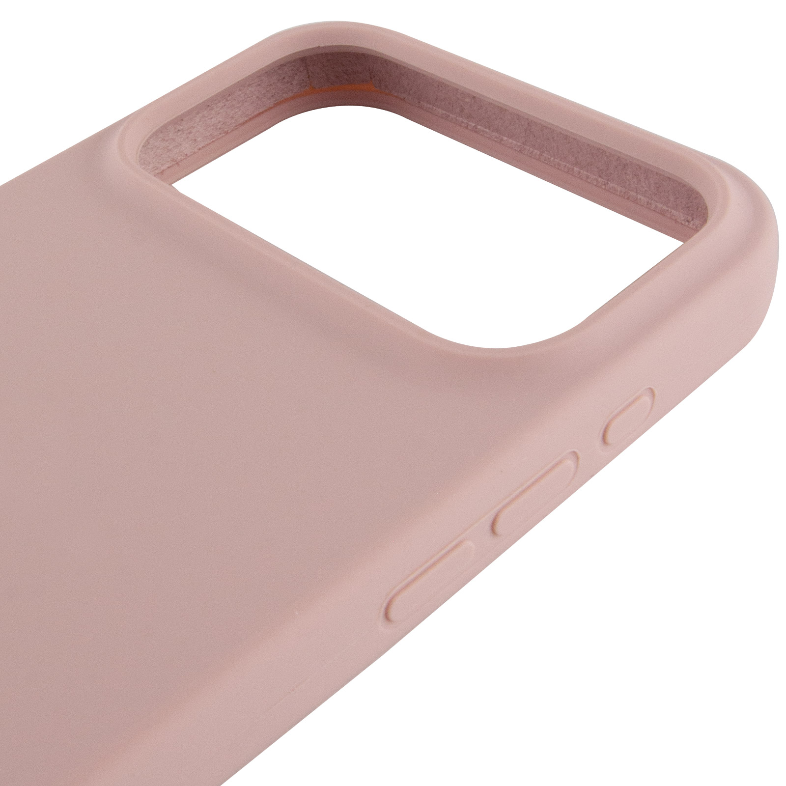 Чехол Silk Full Protective (AA) NO LOGO для Apple iPhone 17 Pro / 18 Pro (6.3"), Розовый / Pink Sand 3, Силикон, купить оптом с доставкой
