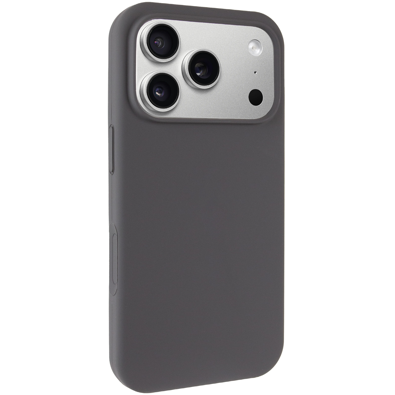 Чехол Silk Full Protective (AA) NO LOGO для Apple iPhone 17 Pro / 18 Pro (6.3"), Серый / Dark Gray, Силикон, купить оптом с доставкой
