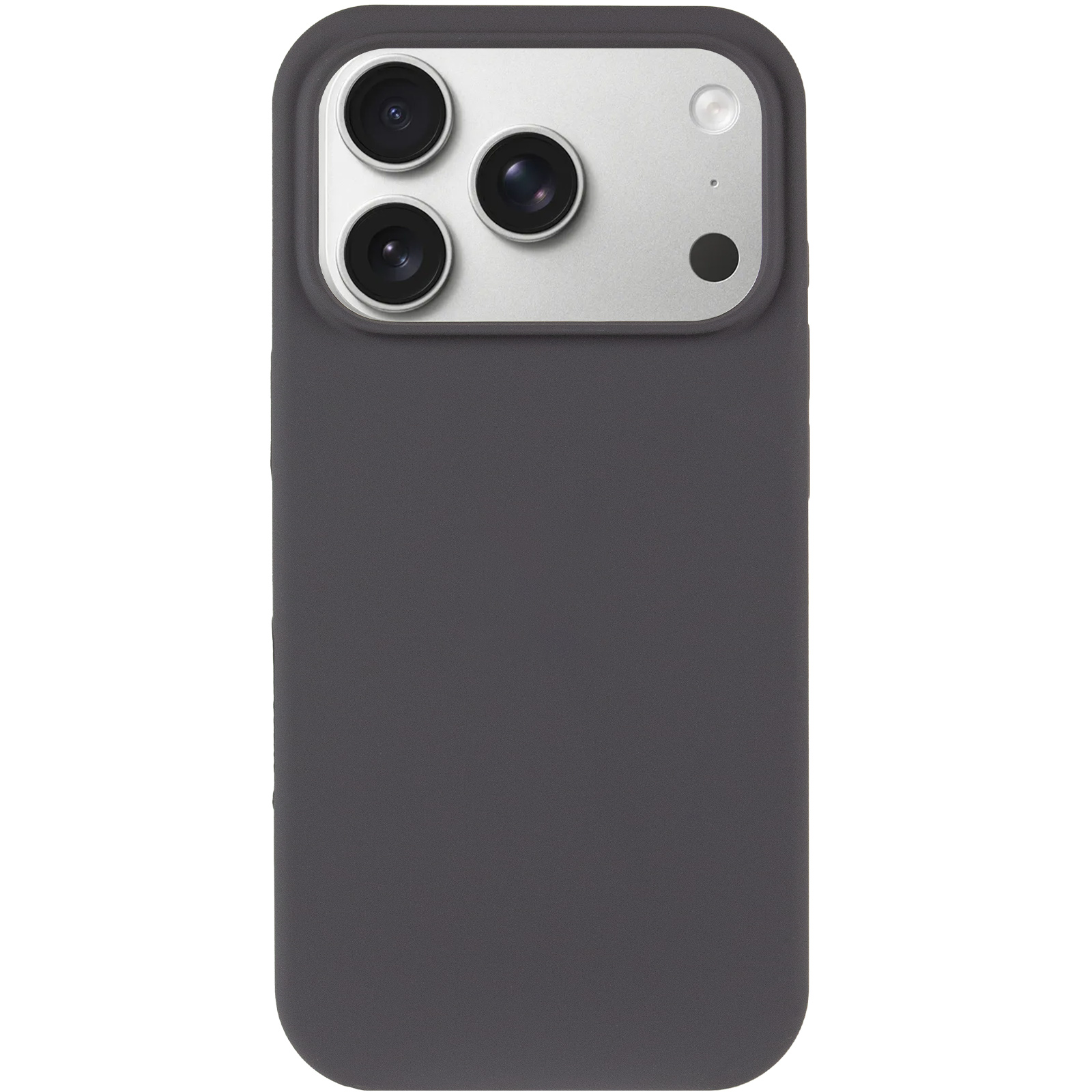 Чехол Silk Full Protective (AA) NO LOGO для Apple iPhone 17 Pro / 18 Pro (6.3"), Серый / Dark Gray 1, Силикон, купить оптом с доставкой