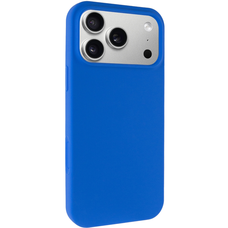 Чехол Silk Full Protective (AA) NO LOGO для Apple iPhone 17 Pro / 18 Pro (6.3"), Синий / Capri Blue, Силикон, купить оптом с доставкой