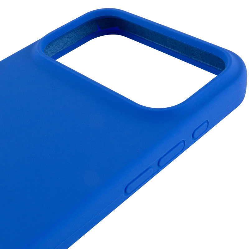 Чехол Silk Full Protective (AA) NO LOGO для Apple iPhone 17 Pro / 18 Pro (6.3"), Синий / Capri Blue 3, Силикон, купить оптом с доставкой