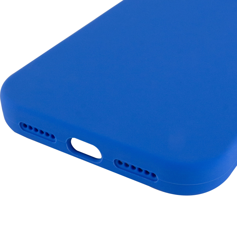 Чехол Silk Full Protective (AA) NO LOGO для Apple iPhone 17 Pro / 18 Pro (6.3"), Синий / Capri Blue 4, Силикон, купить оптом с доставкой