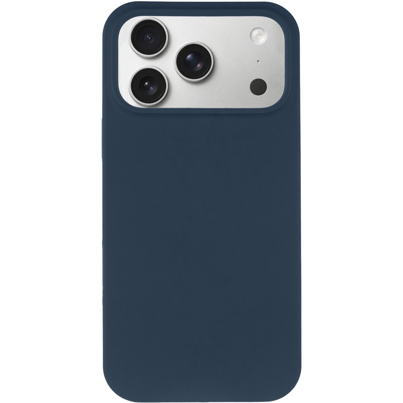 Чехол Silk Full Protective (AA) NO LOGO для Apple iPhone 17 Pro / 18 Pro (6.3"), Синий / Deep navy 1, Силикон, купить оптом с доставкой