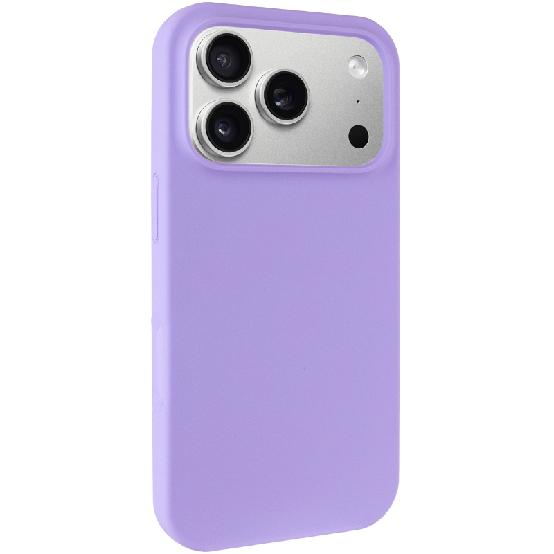 Чехол Silk Full Protective (AA) NO LOGO для Apple iPhone 17 Pro / 18 Pro (6.3"), Сиреневый / Dasheen, Силикон, купить оптом с доставкой