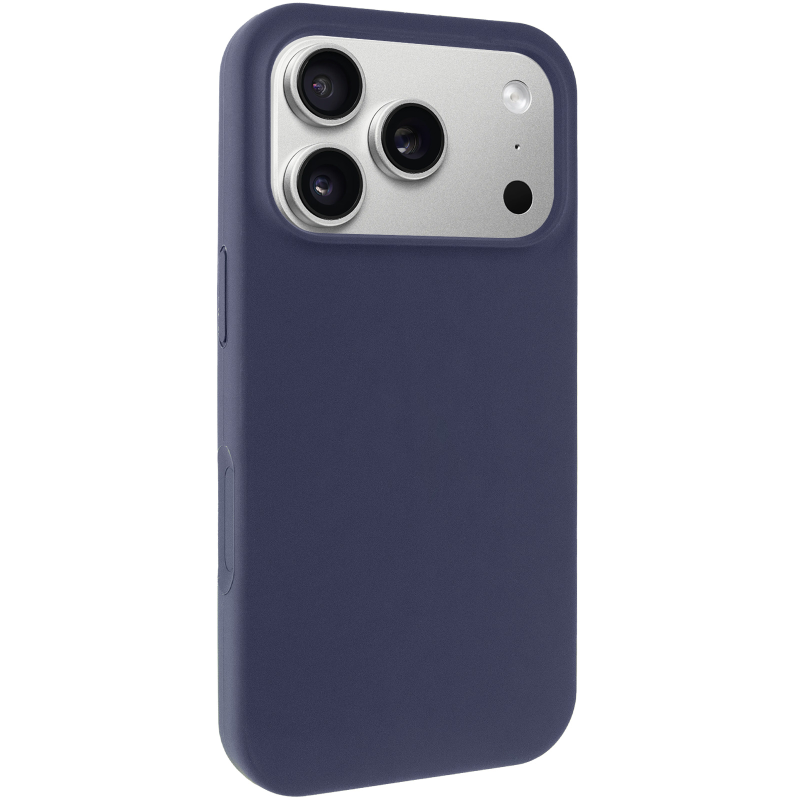 Чехол Silk Full Protective (AA) NO LOGO для Apple iPhone 17 Pro / 18 Pro (6.3"), Темно-синий / Midnight blue, Силикон, купить оптом с доставкой