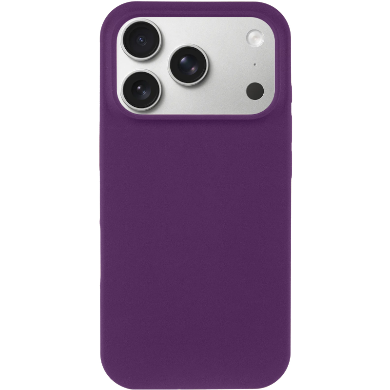 Чехол Silk Full Protective (AA) NO LOGO для Apple iPhone 17 Pro / 18 Pro (6.3"), Фиолетовый / Amethyst 1, Силикон, купить оптом с доставкой
