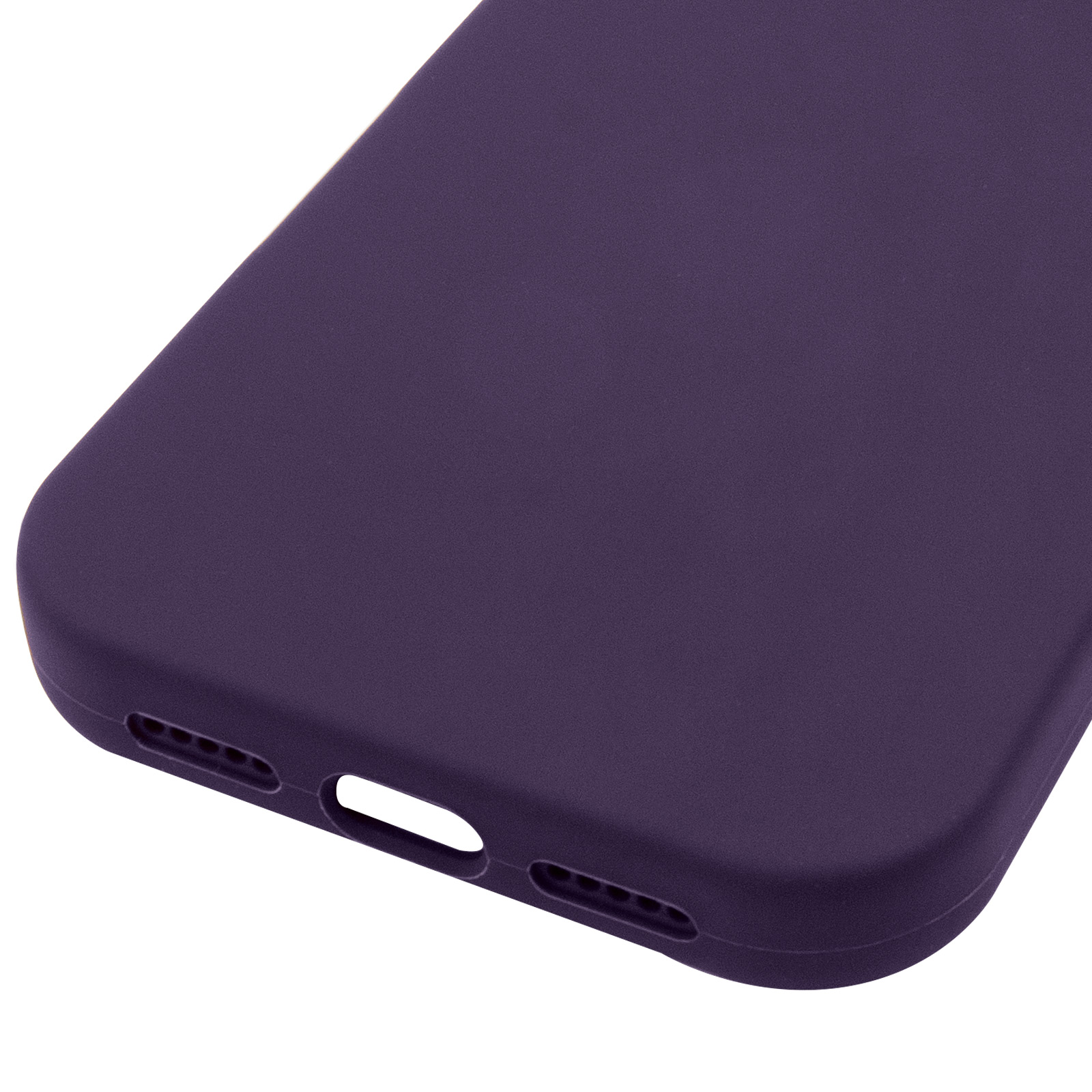 Чехол Silk Full Protective (AA) NO LOGO для Apple iPhone 17 Pro / 18 Pro (6.3"), Фиолетовый / Elderberry 4, Силикон, купить оптом с доставкой