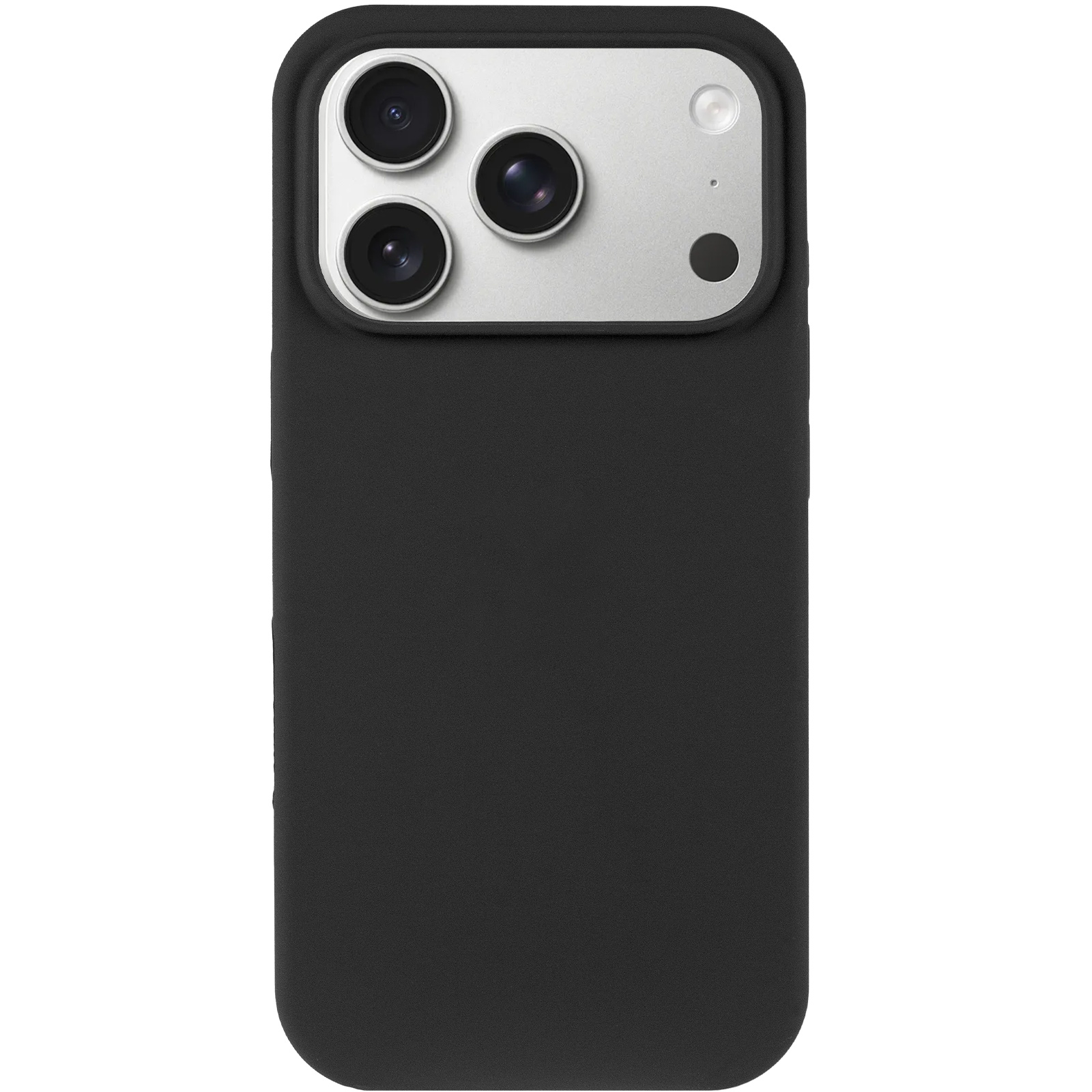 Чехол Silk Full Protective (AA) NO LOGO для Apple iPhone 17 Pro / 18 Pro (6.3"), Черный / Black 1, Силикон, купить оптом с доставкой