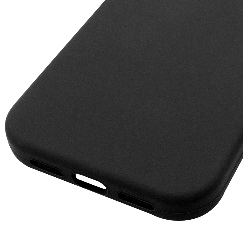 Чехол Silk Full Protective (AA) NO LOGO для Apple iPhone 17 Pro / 18 Pro (6.3"), Черный / Black 4, Силикон, купить оптом с доставкой