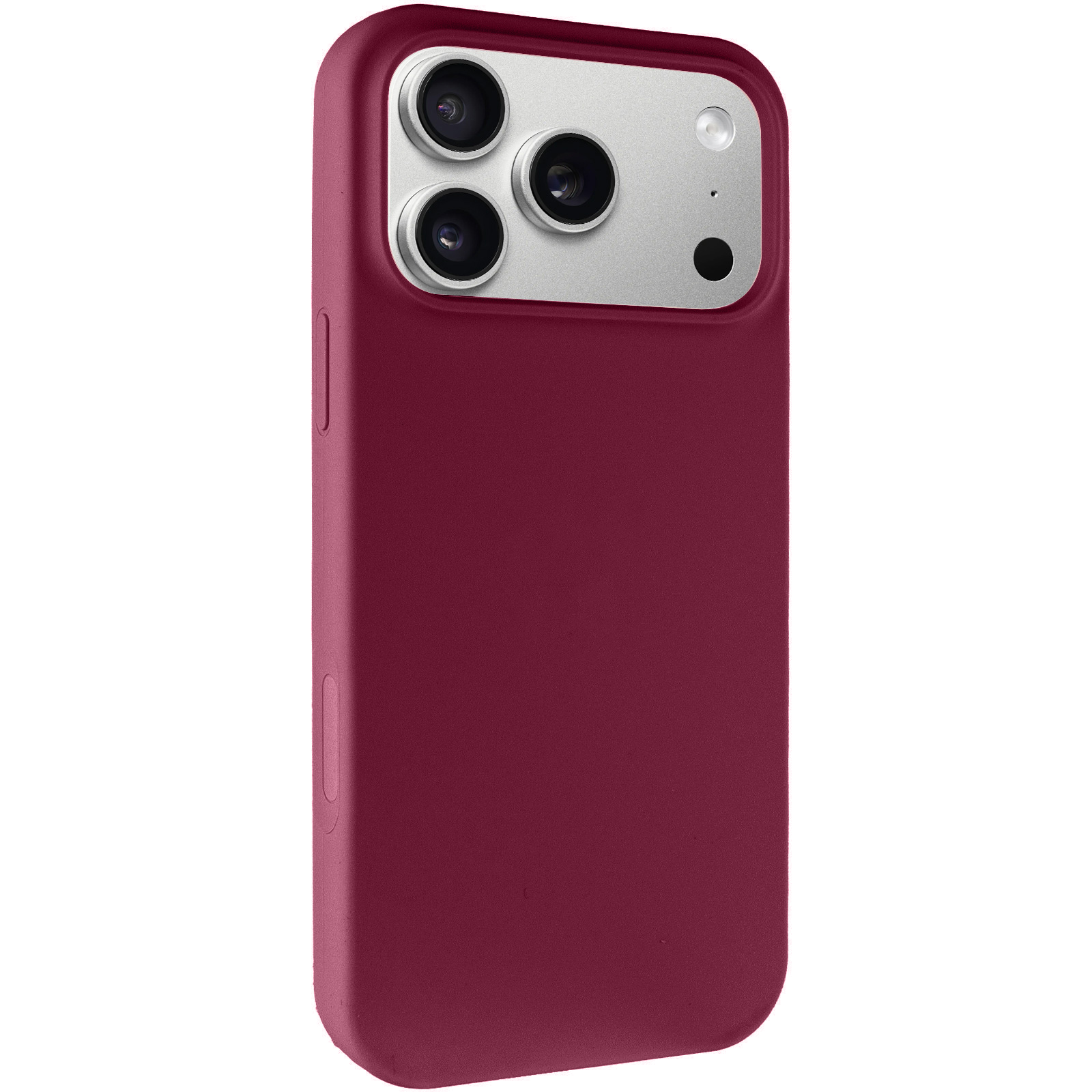 Чехол Silk Full Protective (AA) NO LOGO для Apple iPhone 17 Pro / 18 Pro (6.3"), Бордовый / Dark Cherry, Силикон, купить оптом с доставкой
