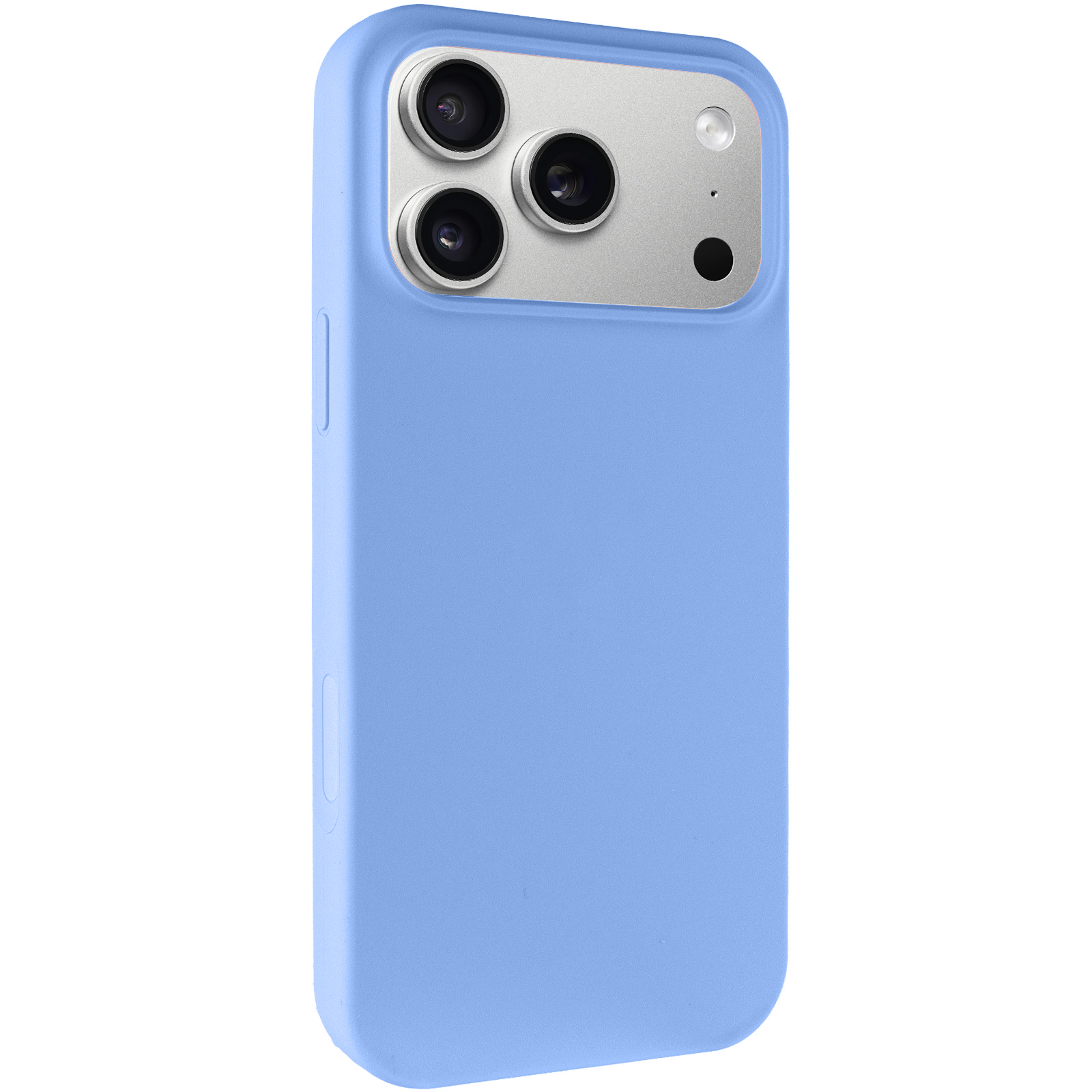 Чехол Silk Full Protective (AA) NO LOGO для Apple iPhone 17 Pro / 18 Pro (6.3"), Голубой / Sky Blue, Силикон, купить оптом с доставкой