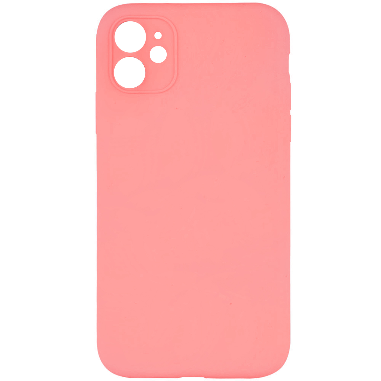 Чехол Silk Full Camera Protective (AA) NO LOGO для Apple iPhone 12 (6.1"), Коралловый / Pink Orange, Силикон, купить оптом с доставкой