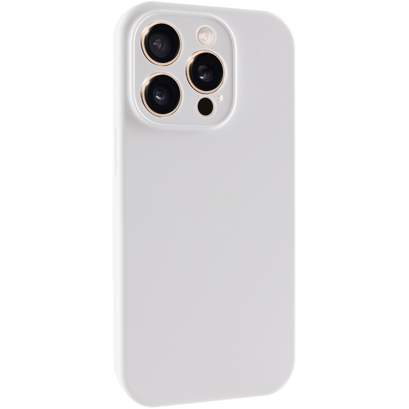 Чохол Silk Full Camera Protective (AA) NO LOGO для Apple iPhone 13 Pro Max (6.7"), Білий / White 1, Силікон, купити оптом з доставкою